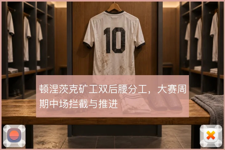 顿涅茨克矿工双后腰分工,大赛周期中场拦截与推进